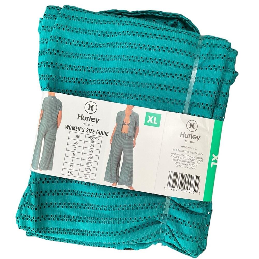 Hurley Women's Swimwear Cover Up Set Green Size XL NWT - Picture 3 of 8